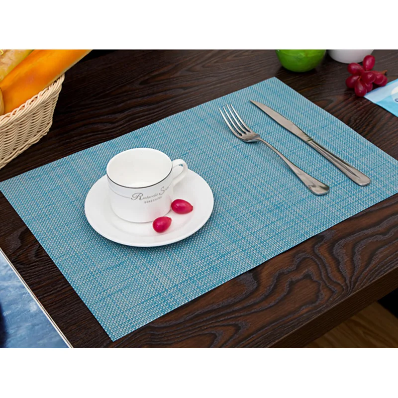 

Japanese Style Western-Style Placemat PVC Heat Proof Mat Table Anti-Scald Heat Proof and Oil-Proof