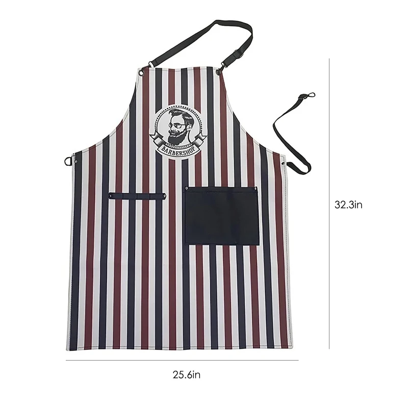 

Leather Material Hairdressing Shawl Salon Barber Apron Waterproof Dye Hair Hairdress Cape Hair Salon Cape Barber