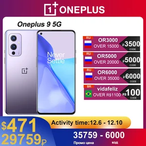 global rom oneplus 9 5g smartphone snapdragon 888 android 11 6 55 4500 mah 120hz fluid amoled nfc oneplus9 mobile phone free global shipping