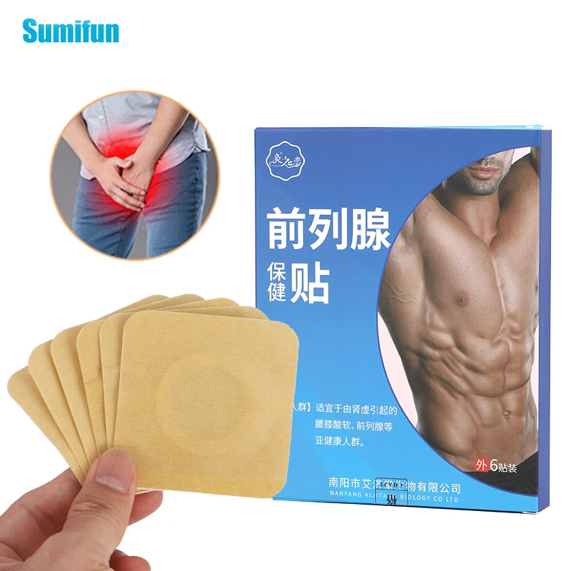 

Sumifun 6Pc Prostatitis Prostate Treatment Patches Medical Urological Urology Navel Plaster Strengthen Kidney Herbs Health Care
