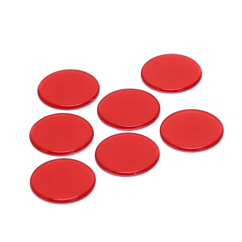 50 шт. карманные мини чипы для покера маленький диск пластиковые прозрачные