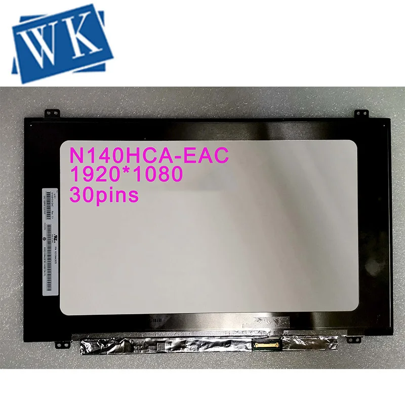 N140HCA-EAC B140HAN04.2 4.0 4.1  NV140FHM-N61 LP140WF7-SPK2 M140NWF5 R3 Lenovo Yoga 520-14 320S-14 ThinkPad E480 E490 FHD 30pin