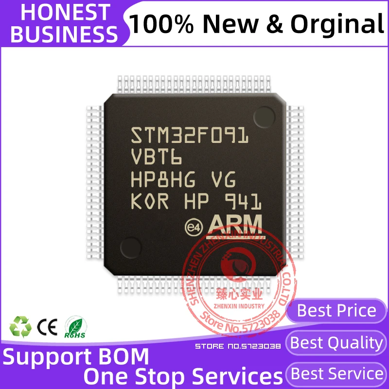 

1pcs/lot 100% New original STM32F091VBT6 STM32F091VCT6 Microcontroller Chip