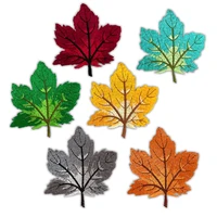 leafes patches flowers embroidery patches for jacket iron on patches stripes appliques clothes badges on backpack