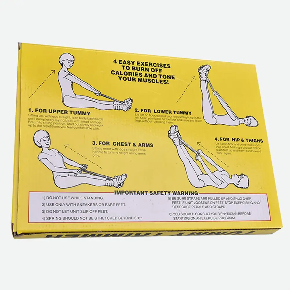 Триммер для живота тренажер брюшного пресса ног и рук эластичный сидячий