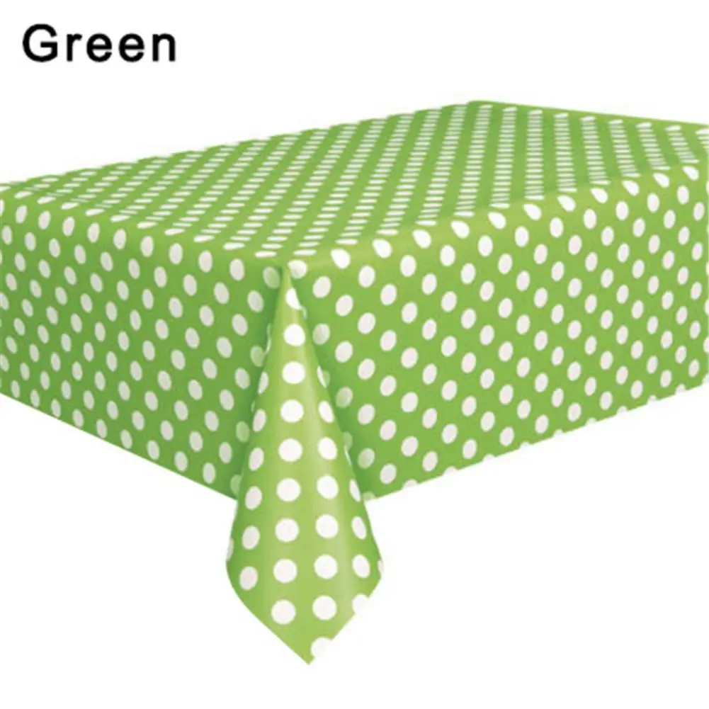 День рождения украшения Скатерть Гостиная в горошек Скатерти Семья для