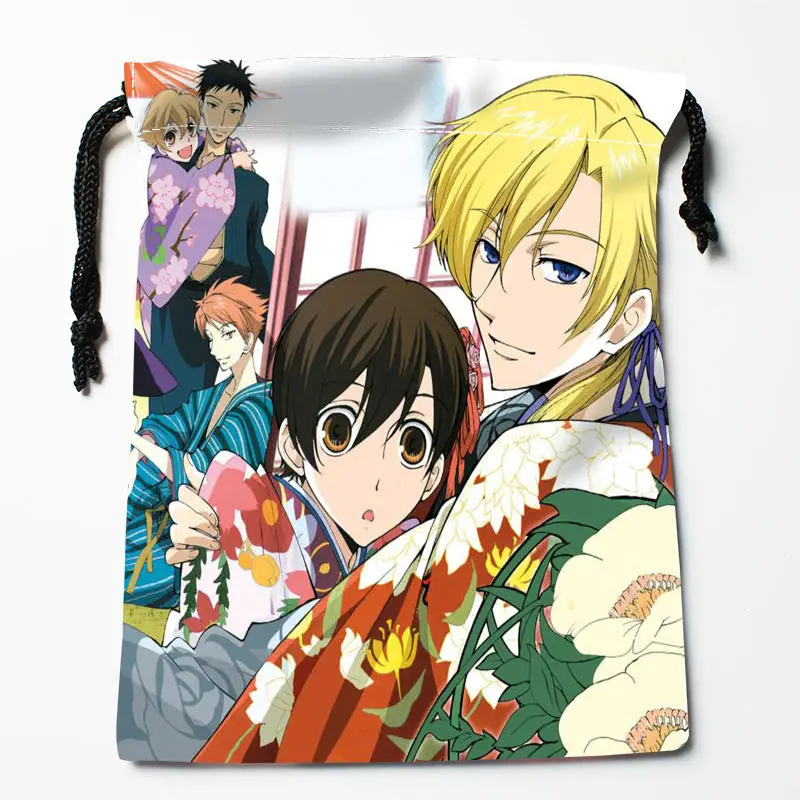 

Новые сумки на шнурке Ouran для учащихся старших классов, Клубные Сумки на шнурке с индивидуальным принтом для хранения, сумки компрессионног...