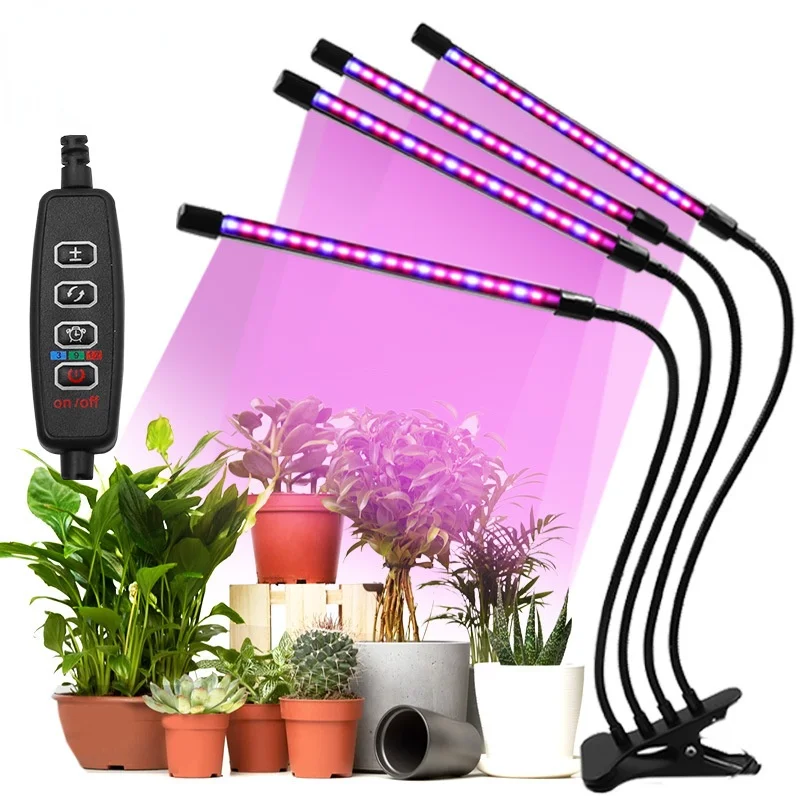 

Plant flower fleshy LED growth lamp USB clip full spectrum indoor planting seedling filling light waterproof lamp