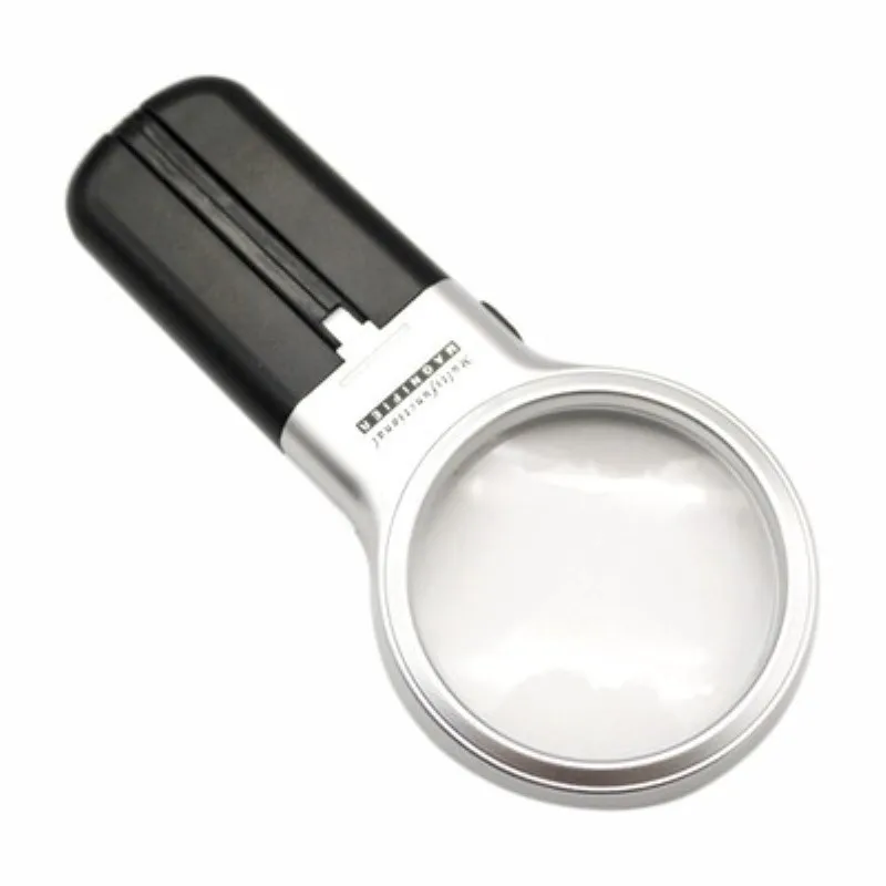 

Portable Handheld Desktop Dual-use Magnifying Glass 5X HD Reading Magnifying Glass 65mm Round Lens Reading Newspaper
