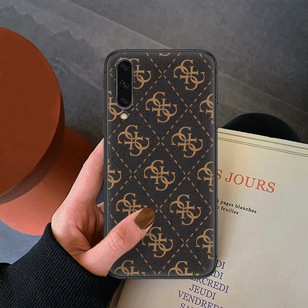 

Luxury Fashion Brand Guesses Phone Case For Samsung Galaxy A 3 5 7 8 10 20 20E 21S 30 30S 40 50 51 70 71 Black Funda Fashion
