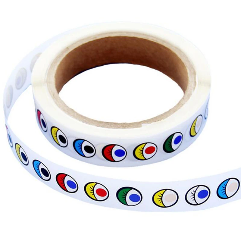 Детские Мультяшные глаза нос рот сделай сам наклейка для сборки Дошкольное