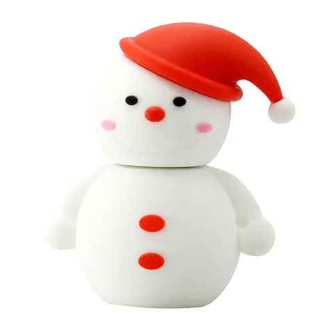 USB флеш-накопитель с рождественским оленем, флеш-накопитель 128 ГБ, мультяшный снеговик, Рождественская елка, подарки, 4 ГБ, 8 ГБ, 16 ГБ, 32 ГБ, 64 ГБ, флешка с Санта-Клаусом