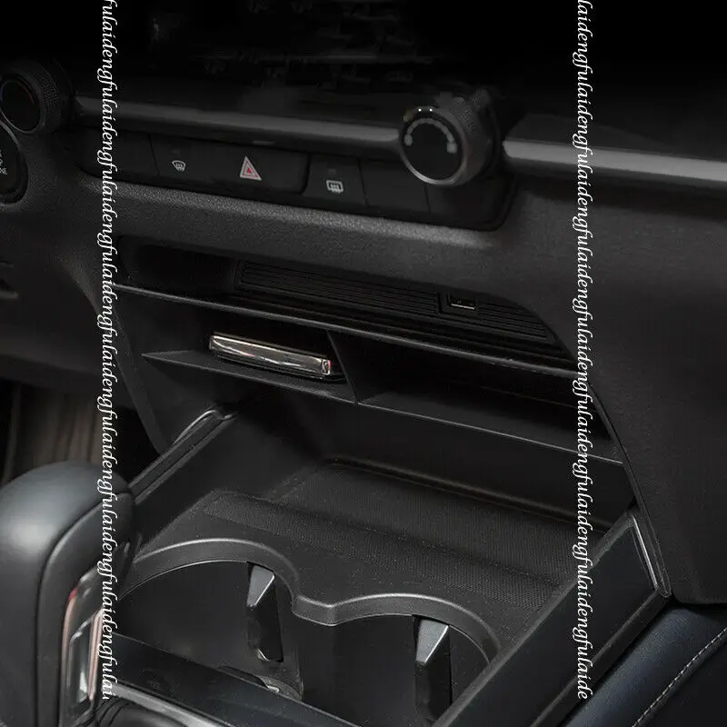 Скидка Подходит для Mazda CX-30 2020-2021 новый автомобиль ABS центральный Управление, органайзер, хранилище, сумочка, ящик лоток держатель литье Средства дл...