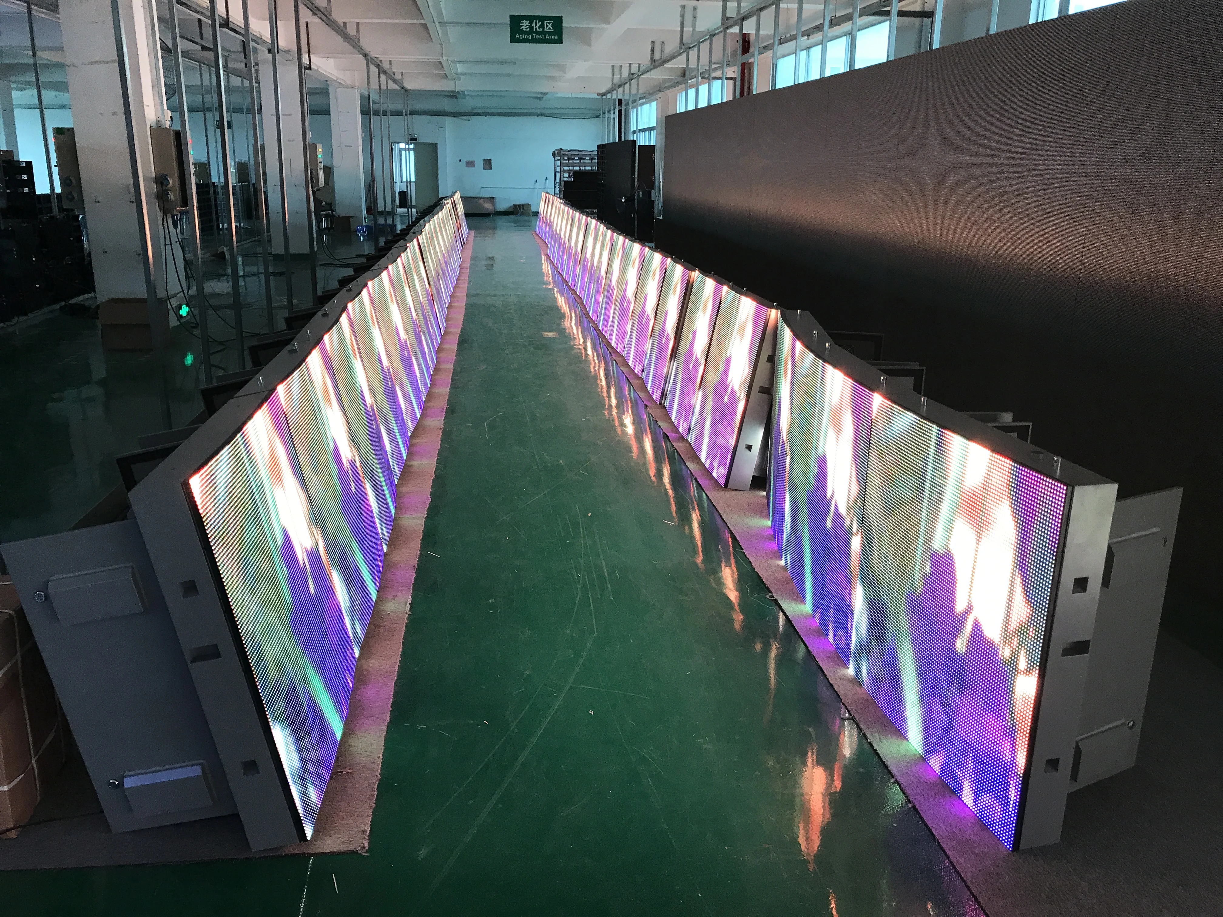 P10 светодиодный модуль 32*16 RGB матричный полный Цвет Панель открытый Дисплей