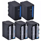 DuraPro 7,4 V 7200mAh NP-F960 NP-F970 батарея с Светодиодный индикатор для Sony F950 F330 F550 F570 F750 F770 MC1500C 190P 1000C