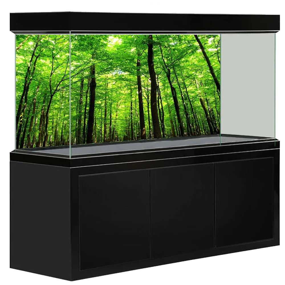 

[JX-9828] аквариумный фон с высокой четкостью, серия Forest, декоративная наклейка для аквариума, поддержка изображения и размера по индивидуально...