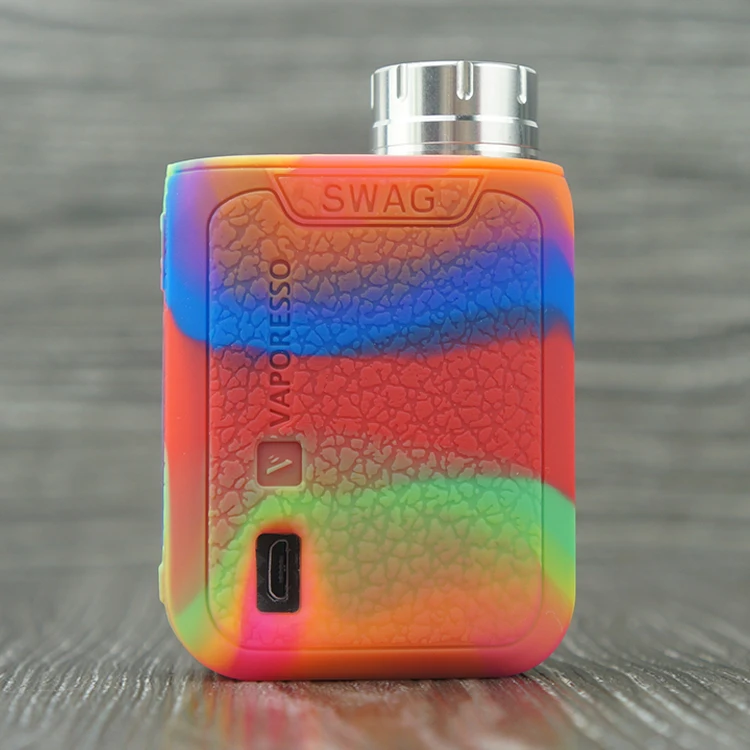 Защитный чехол для Swag 80W pod mod kit силиконовый вейпа с резиновой текстурой подходит