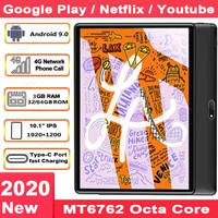 fast for gamesvideos 3d stereo music nice android 9 0 10 inch tablet 4g lte 3264gb rom 8 cores wifi gps netflix tablette 10 1