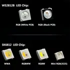 Светодиодный чип WS2812B, WS2812B (4 контакта), 1000 SMD, чернаябелая версия, WS2812B, SK6812, индивидуальная Адресуемая цифровая светодиодная микросхема RGB, RGBW, 5 в постоянного тока, 10  5050 шт.