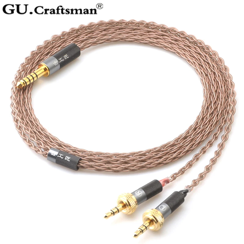 Кабель для наушников GUCraftsman 6N OCC медный Sony с разъемом 2 5 мм/4 4 мм балансиром под