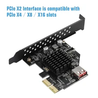 10gbps usb3 1 motherboard type e 20 pin expansion card usb 2 0 pci express 3 0 x2 adapter for desktop pc computer raiser