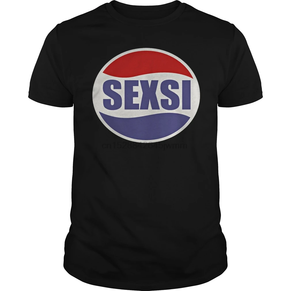 Мужская футболка PEPSI PARODY SEXSI (1) крутая с принтом Футболки|Мужские футболки| |