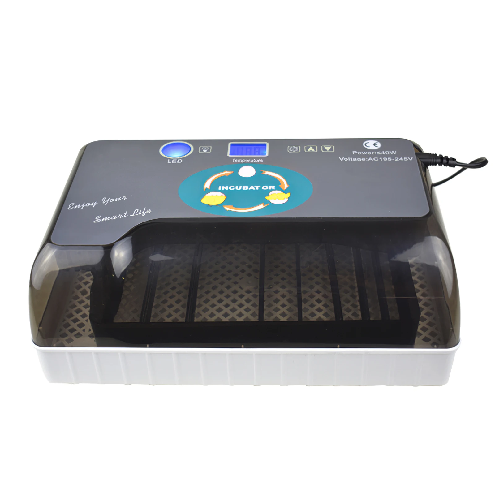 

Egg Incubator Fully Automatic Temperature Control Quail Chick Egg Incubator Brooder Poultry Hatcher Farm Incubation Machine 220V