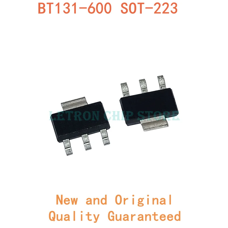 10 шт., BT131-600 SOT223 BT131W-600 SOT-223 BT131 600 SMD, новый и оригинальный чипсет IC