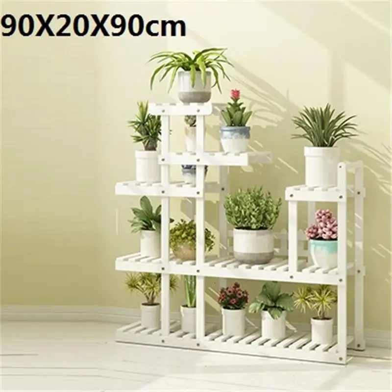 

Soporte Interior Escalera Decorativa Madera Indoor Estante Para Plantas Balcony Shelf Plant Rack Stojak Na Kwiaty Flower Stand