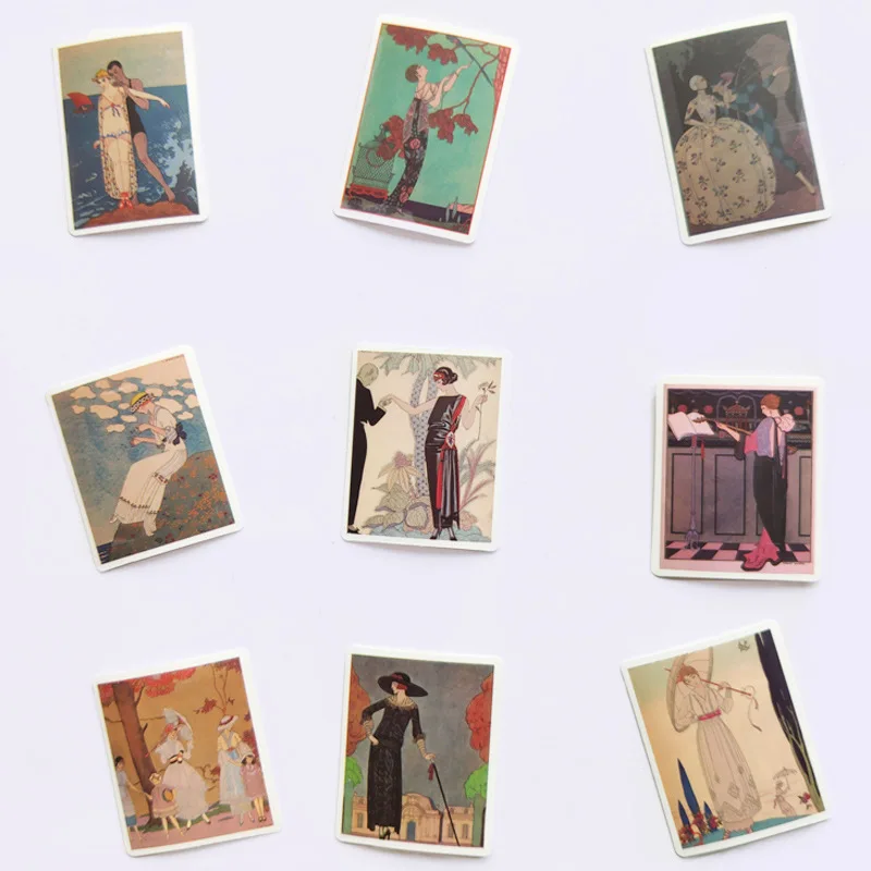 Наклейки в стиле ретро с персонажами 50 шт. наклейки для путешествий