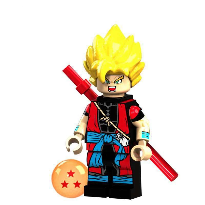 XP023 Dragon Ball Z Супер Saiyans Goku Vegeta Krillin trunks Cell Broly Аниме фигурки строительные блоки подарки для детей игрушки - Цвет: XP023