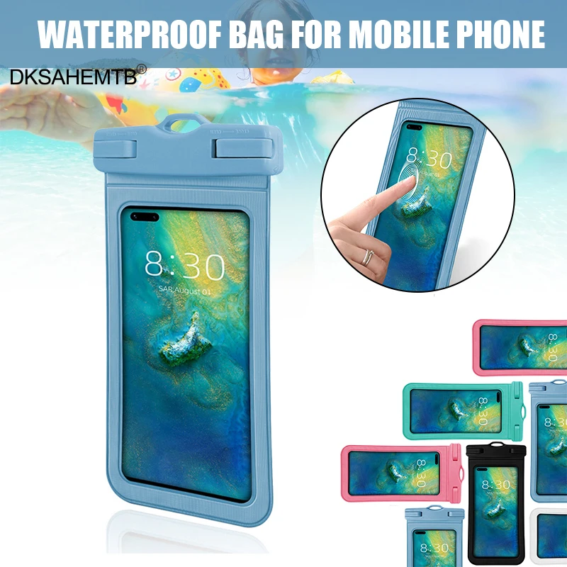 

Mobile Phone Waterproof Bag Drift Diving Thick Barrier-Free Transparent Waterproof Mobile Phone Case MJ