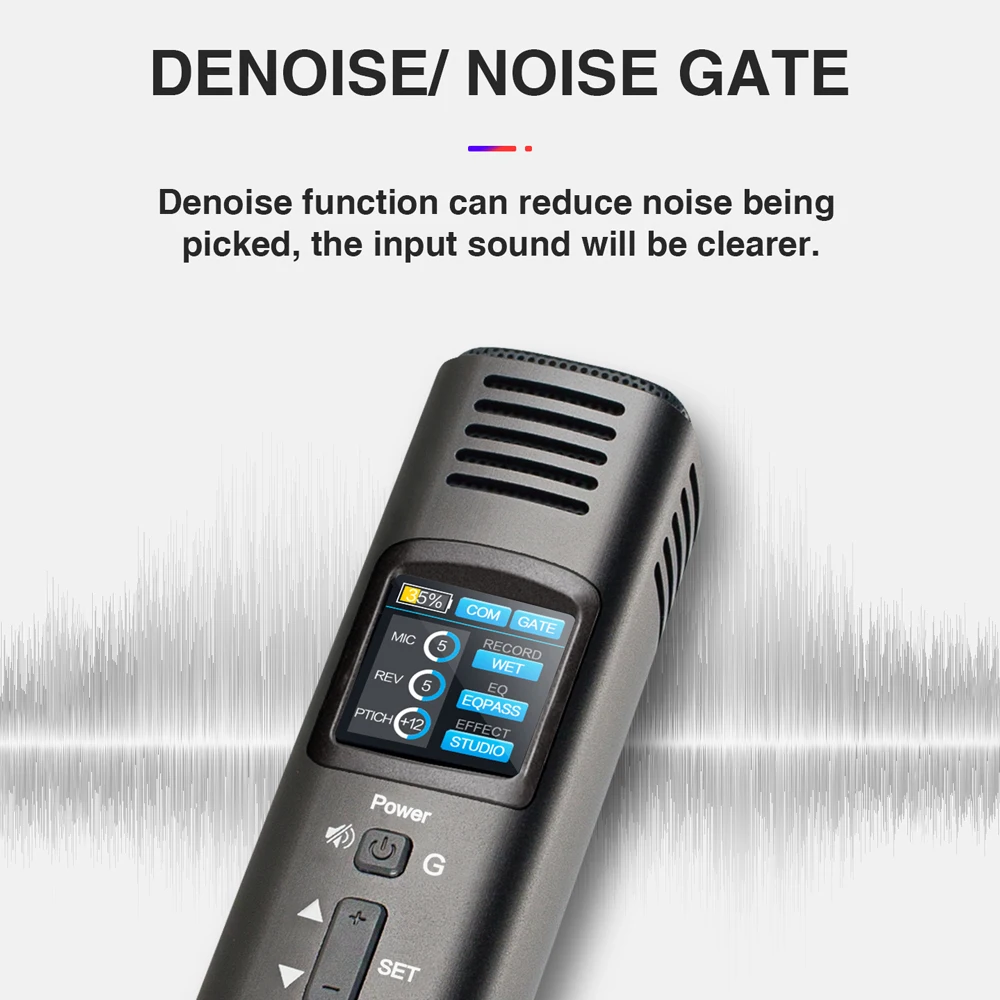 Многофункциональный DSP умный микрофон мобильный телефон с USB-звуковой картой