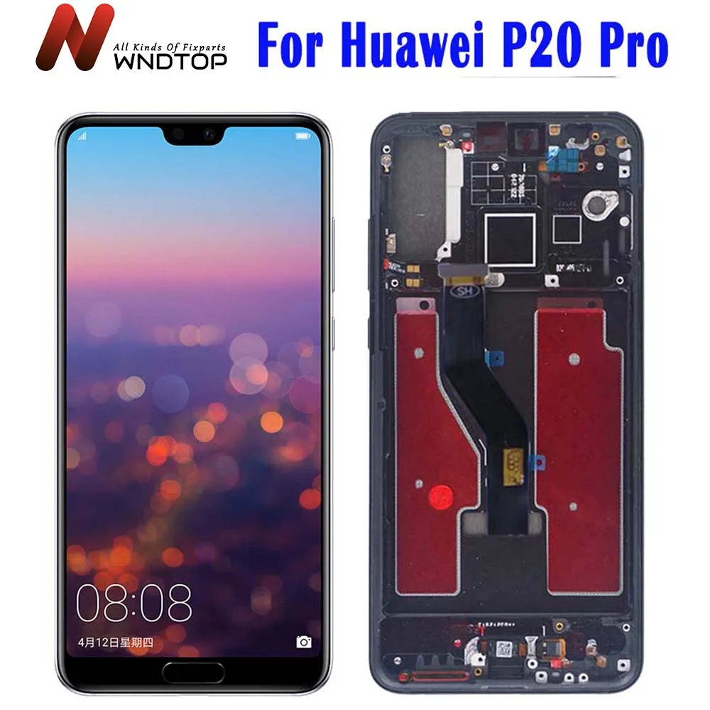 

AMOLED для Huawei P20 Pro, ЖК-дисплей, сенсорный экран, дигитайзер в сборе для Huawei P20 Plus, ЖК-дисплей стандартной яркости, ЖК-дисплей