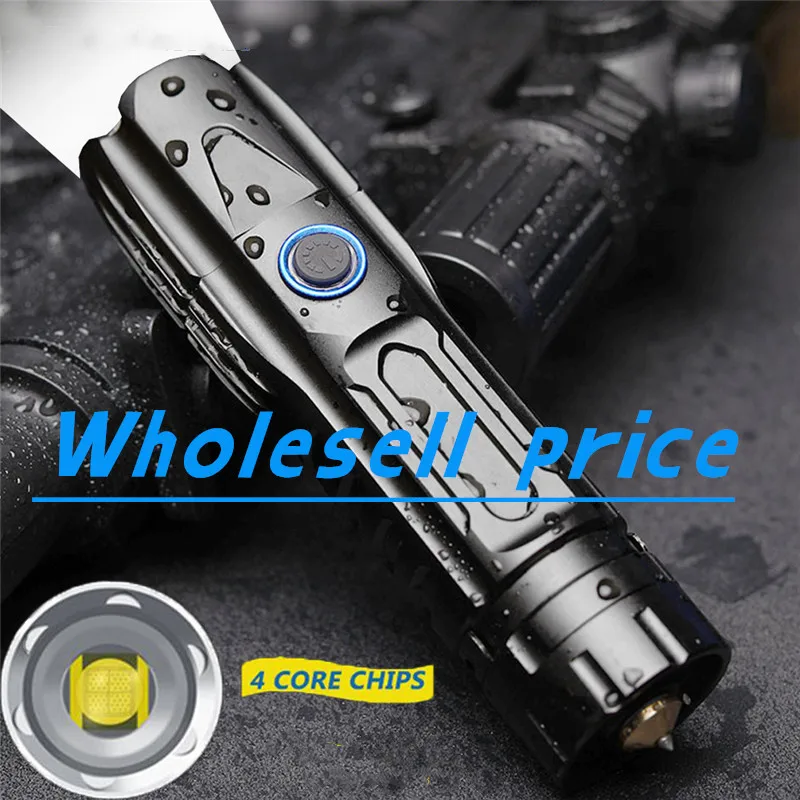 Светодиодный фонарик XHP90.3 самый мощный тактический с usb увеличением яркий мини