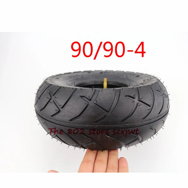 

Mini Motorcycle Fittings Small Four-wheel Beach Wheel Tire 3.00-4 (90/90-4) Inner and Outer Curved Inner Tube Scooter, ATV
