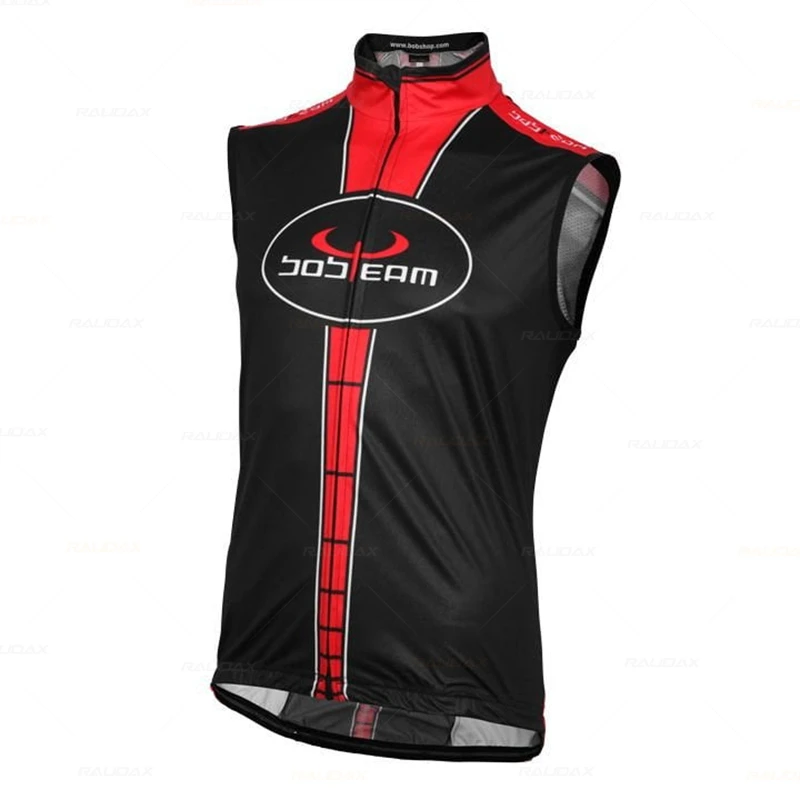 

Windproof Men Raudax Cycling Jersey Summer Cycling Clothing Sleeveless Vest Racing Sport Team Mtb Bicycle Jerseys Bike Uniform