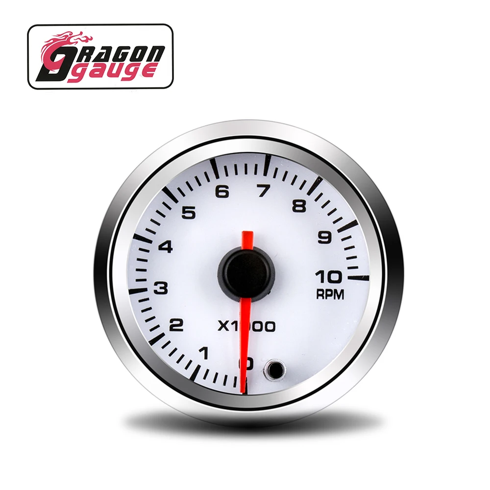 

52MM Tachometer RMP Meter High-end Instrument 7 Colors Changes 1000 rpm Car Modification Parts Fit for 12 Volt