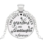 Цепочка с кулоном любовь между бабушкой и внучкой-это вечное сердце