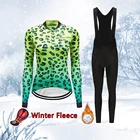 Модный зимний теплый флисовый комплект из Джерси для велоспорта, Женский комплект одежды для шоссейного велосипеда 2022, велосипедная одежда, женский костюм, платье для горного велосипеда