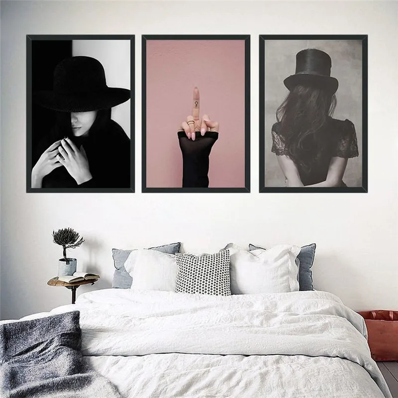 Домашний декор пикантные Картина на холсте женщина красивая девушка средний