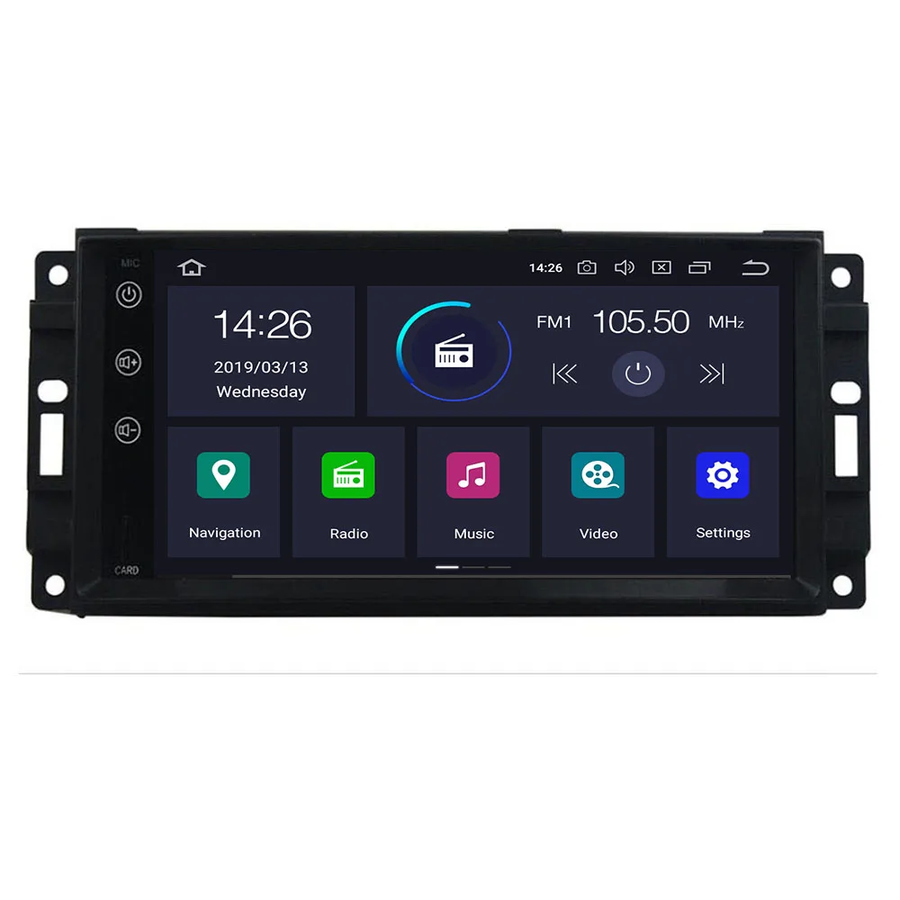 IPS DSP Android 10 Автомобильный мультимедийный dvd плеер для Jeep Cherokee 2008 2010 Wrangler