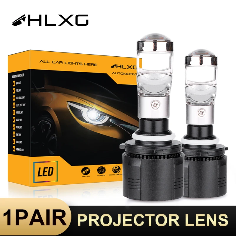 HLXG H7 светодиодный мини би luces h4 лампы 12000LM автомобильные для передних фар H11 H8 9005 9006
