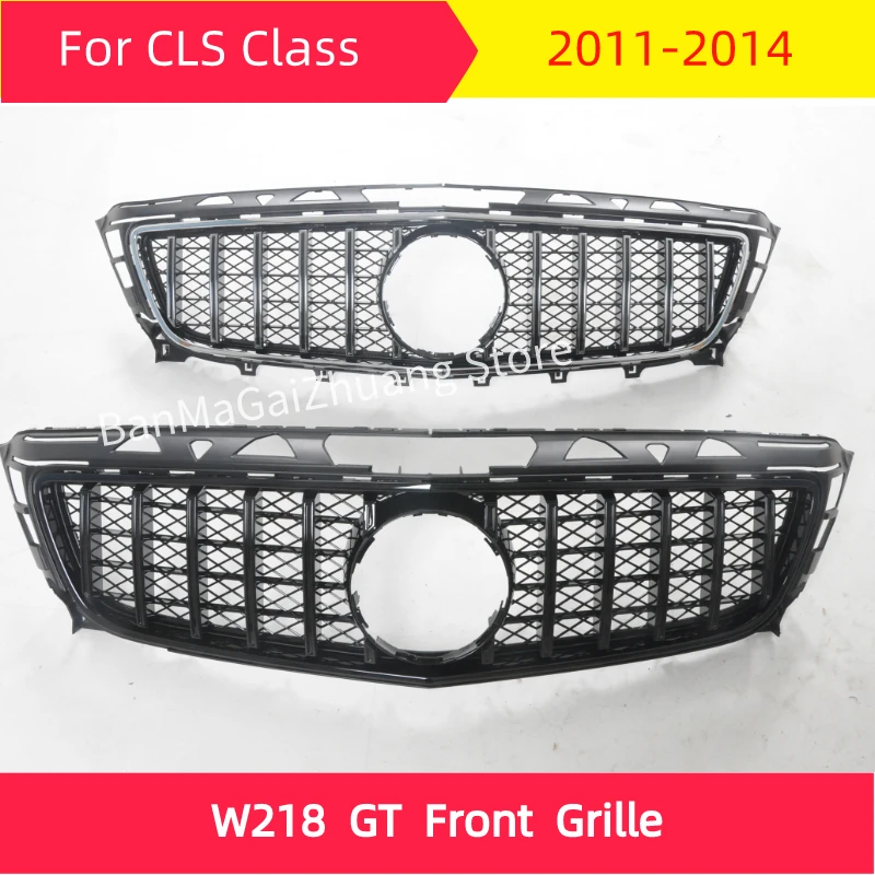 Передняя решетка GT для mercedes CLS Class 2011 2014 W218 CLS300 CLS350 CLS550 ABS спортивный гриль