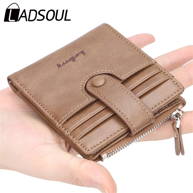 Новинка 2019 мужской кошелек LADSOUL многофункциональный Ретро креативный для