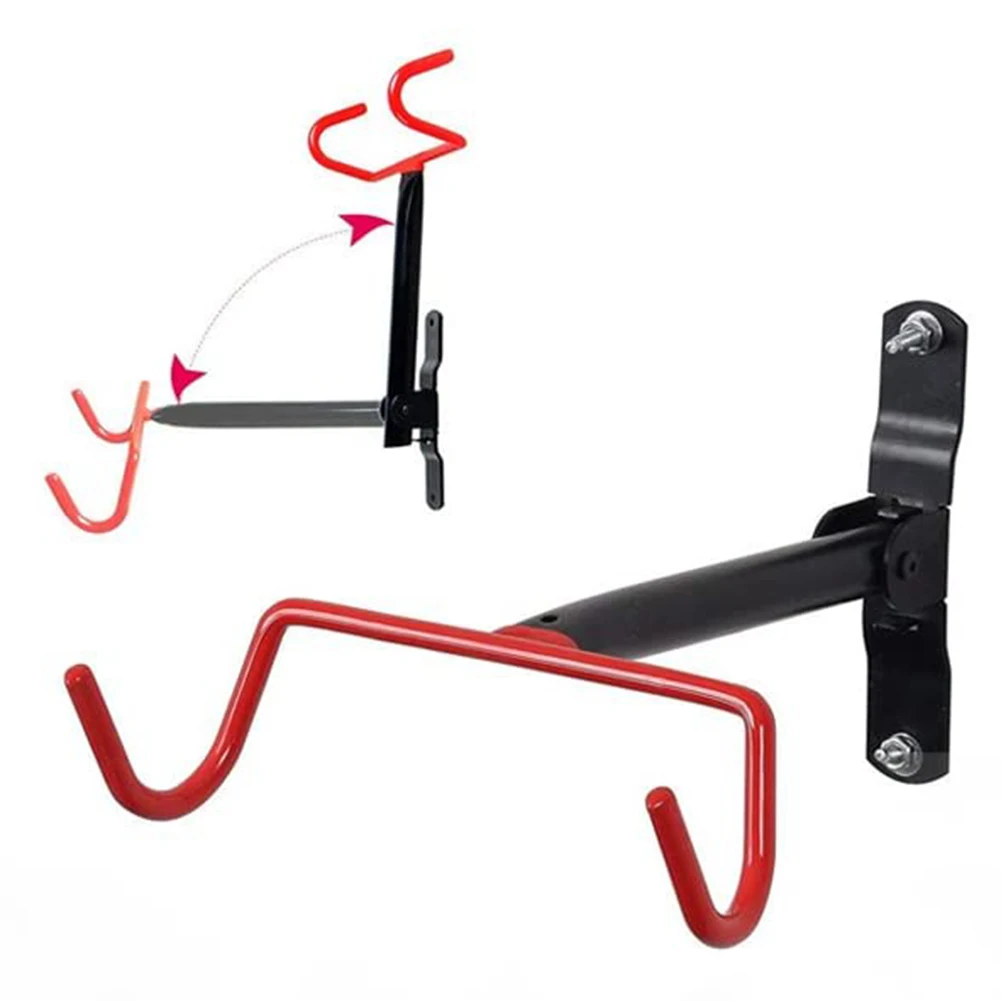 

Bicycle Compact Design Garage Wall Bike Mount Solid Steel Hook Holder