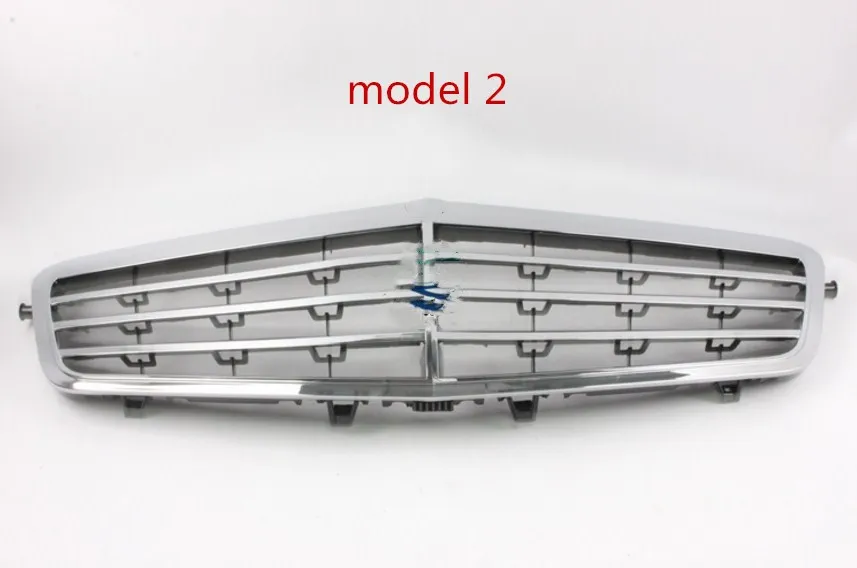 EOsuns Решетка переднего бампера для Mercedes-Benz E class W211 E200 E220 E240 E260 E280 E300 E320 2006-2008 - Color: model 2