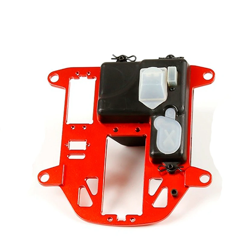 

CNC Symmetrical Push-Pull Steering Kit Silver with CNC Front Rear Suspension Pivot Axle Pin Positioning Pieces Set