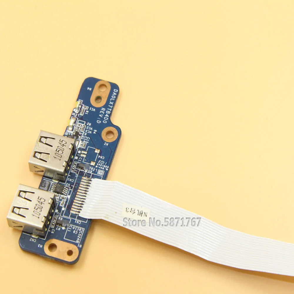 FOR HP Pavilion Dv7-4000 USB Port Board W/ Cable DA0LX7TB4D0 |