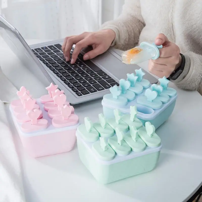

Homemade Popsicle Mold Creative DIY Pudding Jelly Beverage Mold Household Milk Drink Ice Cream Tool With Base Lid Kitchen Tools